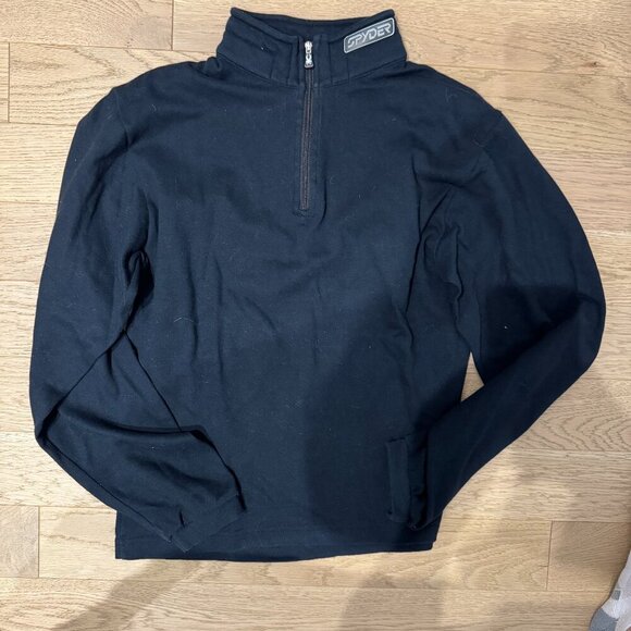 Spyder Sweaters - Spyder Women's Navy Performance Half-Zip Pullover – Size 4